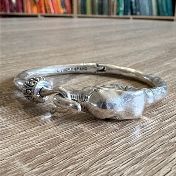 Lucky Brand Silver Elephant Design Bracelet - Picture 2 of 7